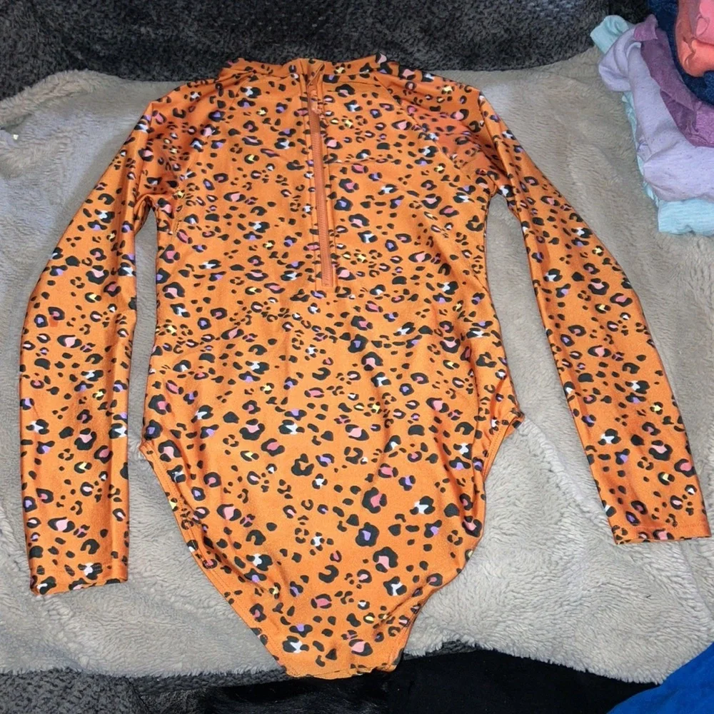 🎉4 for $20 Cat & Jack One Piece Swimsuit, Girls XL (14)